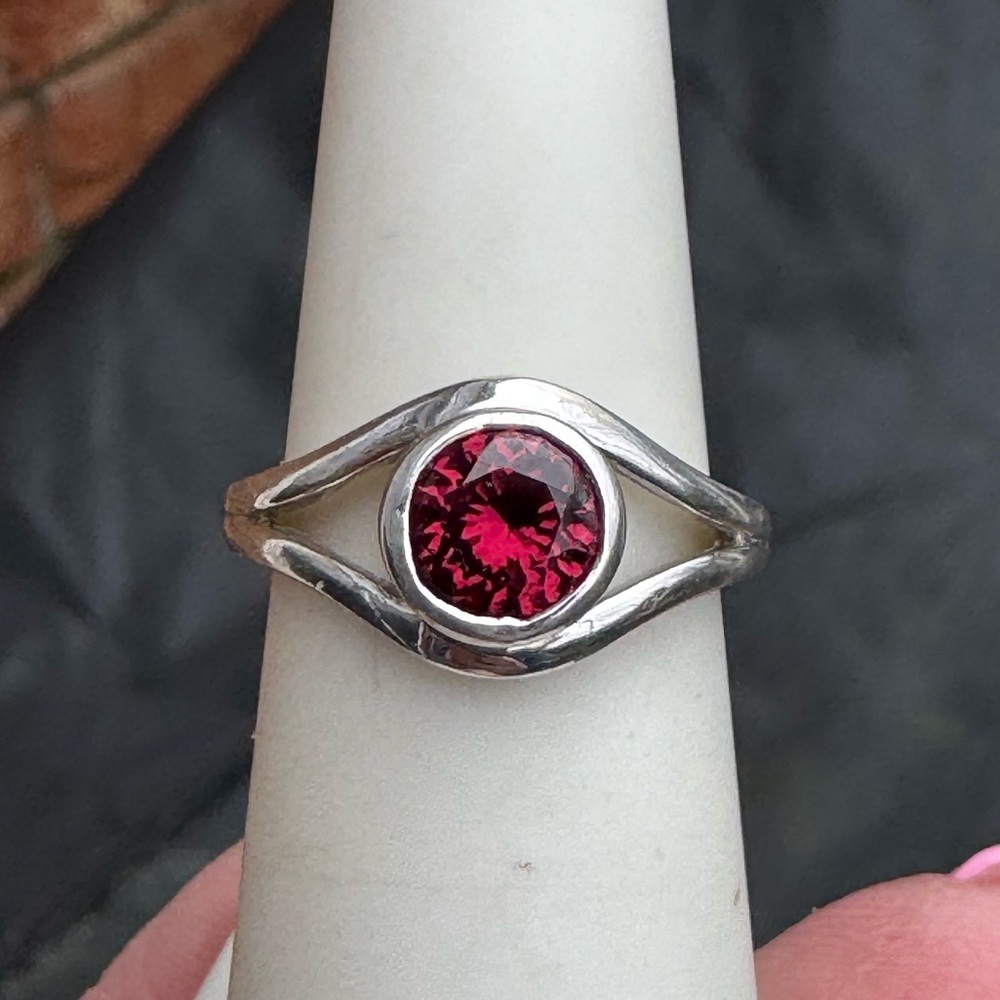 925 Rubellite Ring